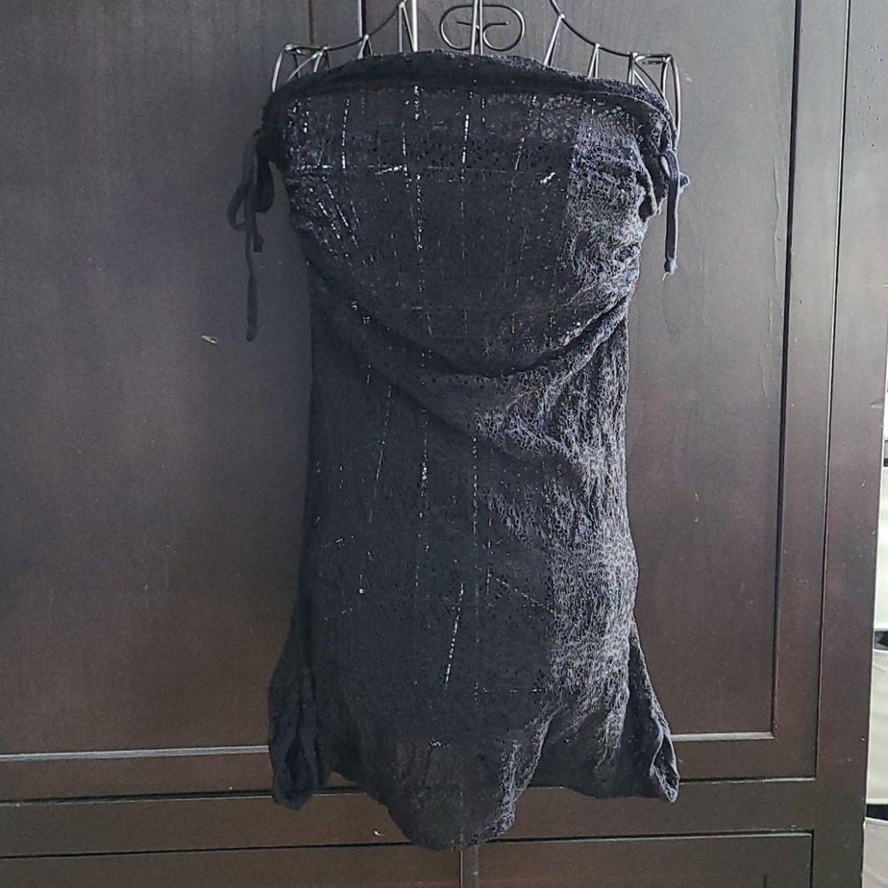 Mesh bathing suit cover EUC one size fits most